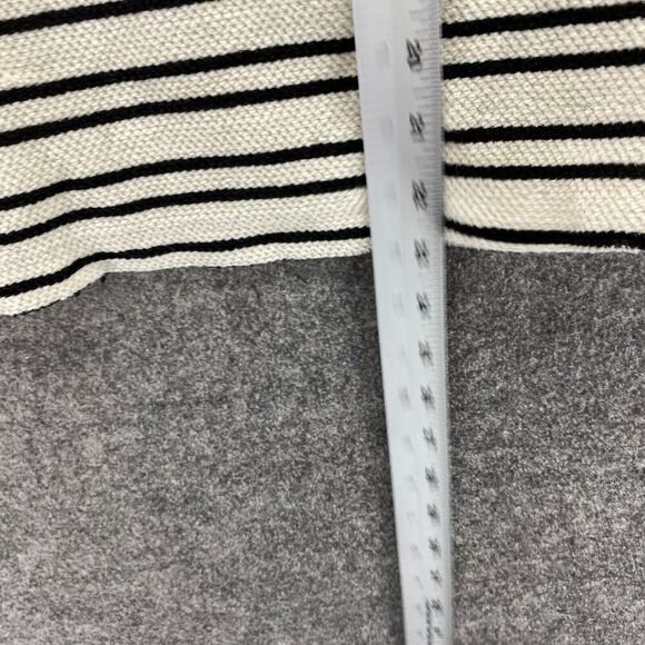 Sanctuary Sweater Pullover Women XL White Striped Knit Crew Neck Long Sleeve - Picture 8 of 9